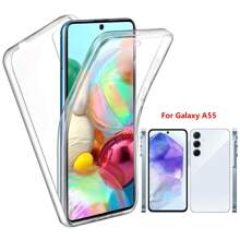 360° Vollschutz Handyhülle mit beidseitigem Displayschutz, kompatibel mit iPhone & Galaxy, wasserdichtes stoßfestes kratzfestes und fingerabdruckresistentes gehärtetes Glas