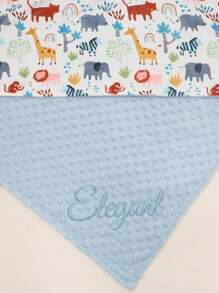 1 pieza Manta de bebé personalizada, Manta de bebé con diseño de dinosaurio, Manta de bebé personalizada, Manta de dinosaurio para bebé niño, Regalo de bebé personalizado, Recién nacido, Regalo cálido, acogedor, suave y cómodo, personalizado y único, regalo ideal para él, ella, papá, mamá, familia, amigos, mascotas, para aniversarios, el Día de la Madre, cumpleaños, Día del Niño, Día del Padre, graduación, bodas, Navidad, inauguración de casa, para sofá, cama, coche, dormitorio, sala de estar