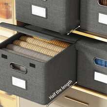 One-Piece Foldable Storage Box With Lid, Shelving Storage Container, Suitable For Office, Bedroom And Laundry Room Decorations Decor Festival Decor Room Decor Home Decor Bed Room Decor Dress Pants Shoes Jeans Boots Skirt Bedroom, Organizer, Home Storage, White T Shirt Women, Black Pants Women, Ladies Winter Clothes, Dress,