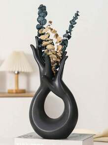 1 件微型北欧抽象人体艺术树脂花瓶 - 不对称形状陶艺创意客厅装饰 - 彩色 - 查看 4