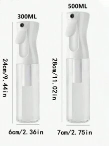 1入組500ML/300ML噴霧瓶，適用於轉移乳液，壓力化妝噴霧器，可用於保濕，清潔，旅行等 - 多色 - 查看 11