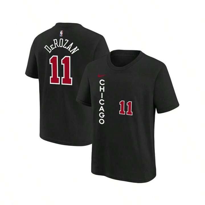 Nike Big Boys DeMar DeRozan Black Chicago Bulls 2023/24 City