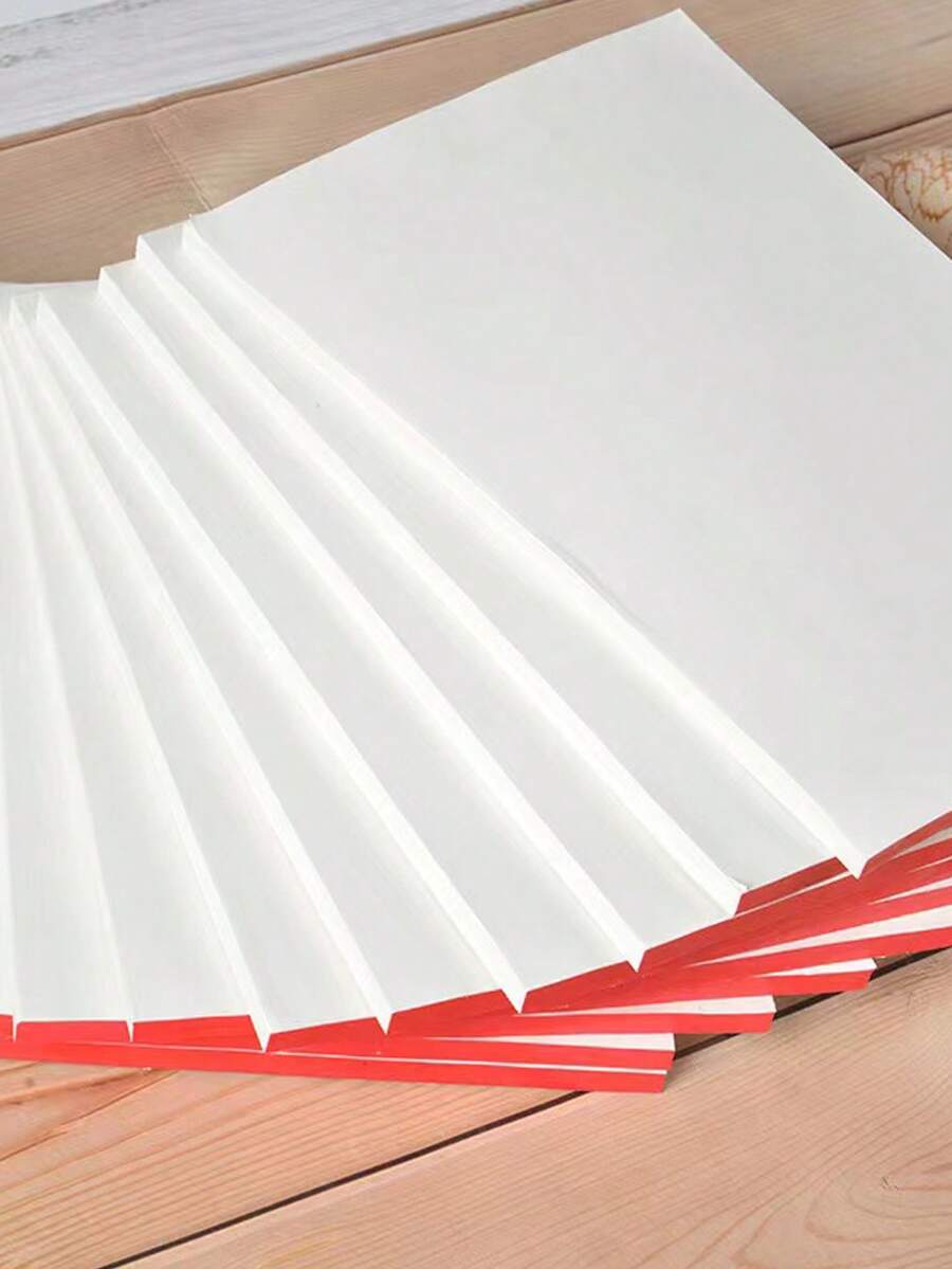 5本400頁A4筆記本草稿紙，工作計劃黑板方便計算數學公式，學校，學生，文具，學用品 - 白色 - 查看 1