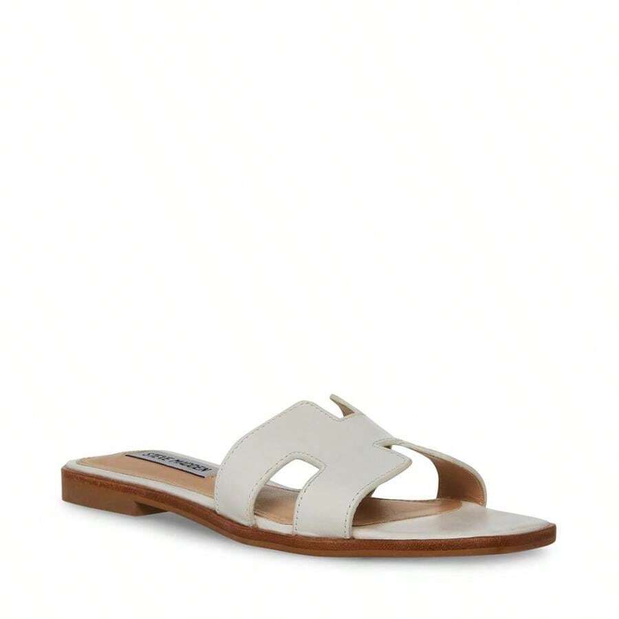Steve Madden Hadyn Sandal - White Leather - View 1