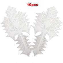 10 Pcs Cross Design Medieval Gothic Sewing/Ironing On Patches, Decals On Clothes, Dresses, Hats,Jeans, Repair DIY Accessories - Multicolor - View 19