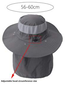Sun Hats Men's And Women's Fishing Hats Breathable Wide Brim Four Seasons Ultraviolet Protective Hats, Outdoor Sun Hats, Waterproof Sun Hats, Front And Rear Curtains Can Cover The Face, Neck Protection, Suitable For Daily Life Sun Shade, Sun Protection, Mountaineering, Fishing, Tourism, A Ship's Windshield, A Holiday Gift