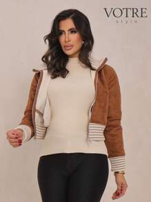 Women Jackets - Lạc đà - Xem 5