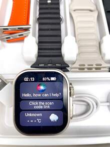 HOWEAR HW Ultra 2 ChatGPT, Smartwatch Real Health Monitoring, Pulse And Oxygenation, Sports Modes, IP67 Resistance And NFC Anti-Corrosion Platinum Gold Finish - Vàng bạch kim 7 dây Unisex - Xem 6
