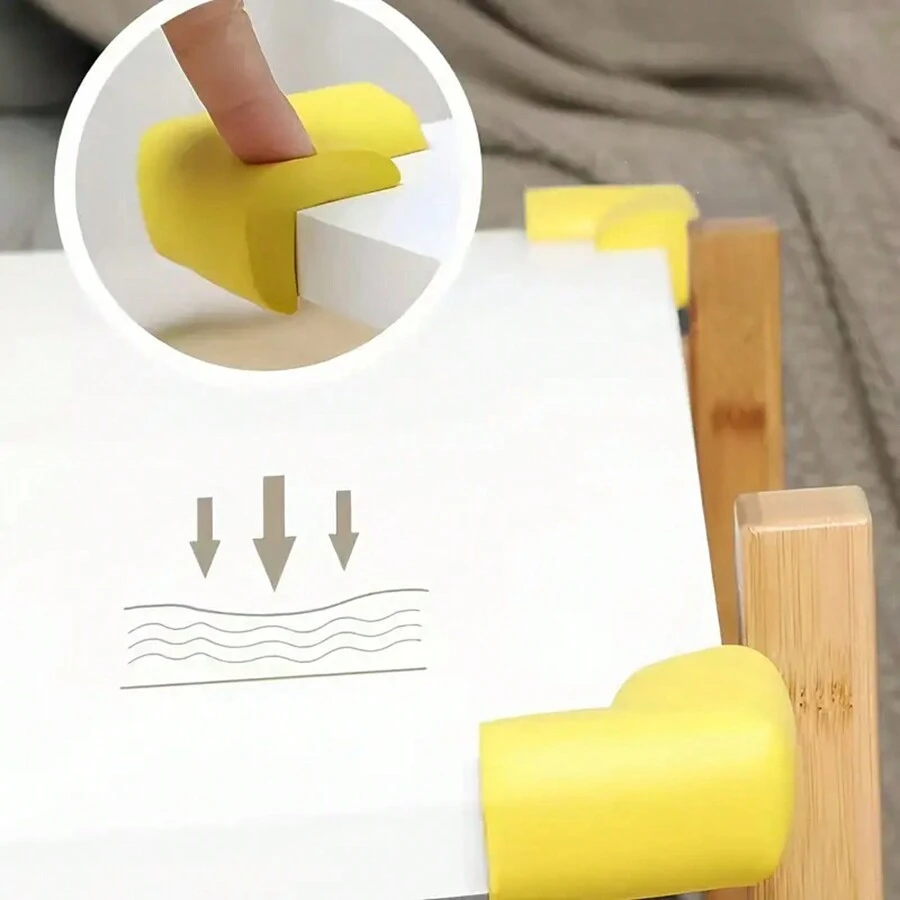 2/4/8pcs Furniture Edge Protectors - Table And Chair Corner Guards - Multicolor - View 1