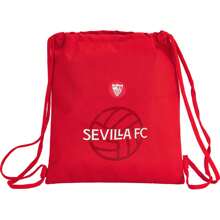Sevilla FC Flat Bag - Officially Licensed Flat Bag - Elegant Design - Ideal For Daily Use - Lightweight Material - Adjustable Drawstring Closure - 彩色 - 查看 1