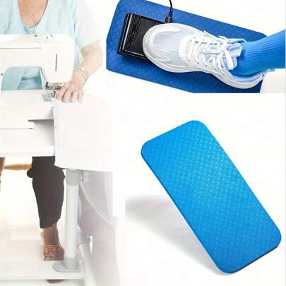 1pc Sewing Machine Foot Pedal Pad, Non-Slip Pedal Mat, Easy Clean, Quilting Accessories, Plastic