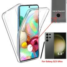 360° Vollschutz Handyhülle mit beidseitigem Displayschutz, kompatibel mit iPhone & Galaxy, wasserdichtes stoßfestes kratzfestes und fingerabdruckresistentes gehärtetes Glas