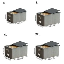 One-Piece Foldable Storage Box With Lid, Shelving Storage Container, Suitable For Office, Bedroom And Laundry Room Decorations Decor Festival Decor Room Decor Home Decor Bed Room Decor Dress Pants Shoes Jeans Boots Skirt Bedroom, Organizer, Home Storage, White T Shirt Women, Black Pants Women, Ladies Winter Clothes, Dress,