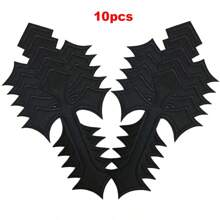 10 Pcs Cross Design Medieval Gothic Sewing/Ironing On Patches, Decals On Clothes, Dresses, Hats,Jeans, Repair DIY Accessories - Multicolor - View 17