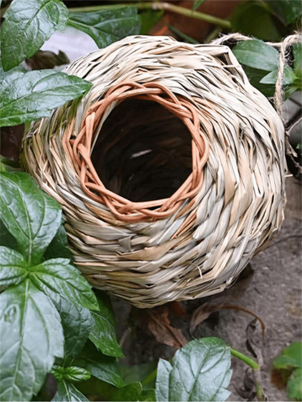 1Pc DIY Grass Woven Horticultural Decoration Bird's Nest