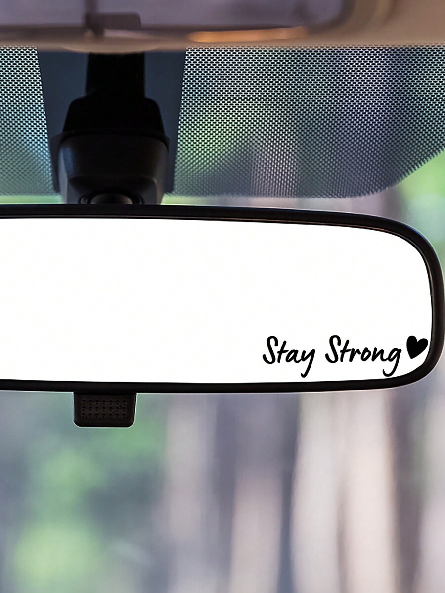 RandySticker Drive Safe Stay Focused Strong English Text Car Stickers