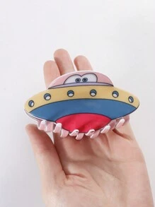 1Pc UFO Cartoon Hair Clips Easy-To-Wear Accessory For Women - Perfect For Daily Use Or Fun Occasions Pink Accessories,Hair Claw,Claw Clips,Hair Jaw Clip,Hair Clutch Fall Winter Hair Accessories For Women For Vacation Outfits Woman - Multicolor - View 10
