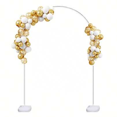 Set Wedding Arch Stand With Base, Balloon Column Stand Kit For Wedding Birthday Party Shower Graduation Backdrop Decorations(Excluding Flowers),Christmas