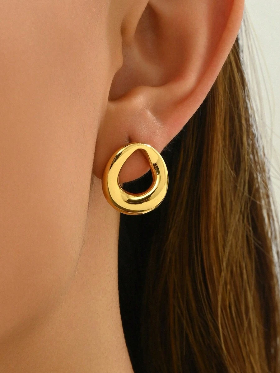 Pendientes Círculo vintage · detalle 2