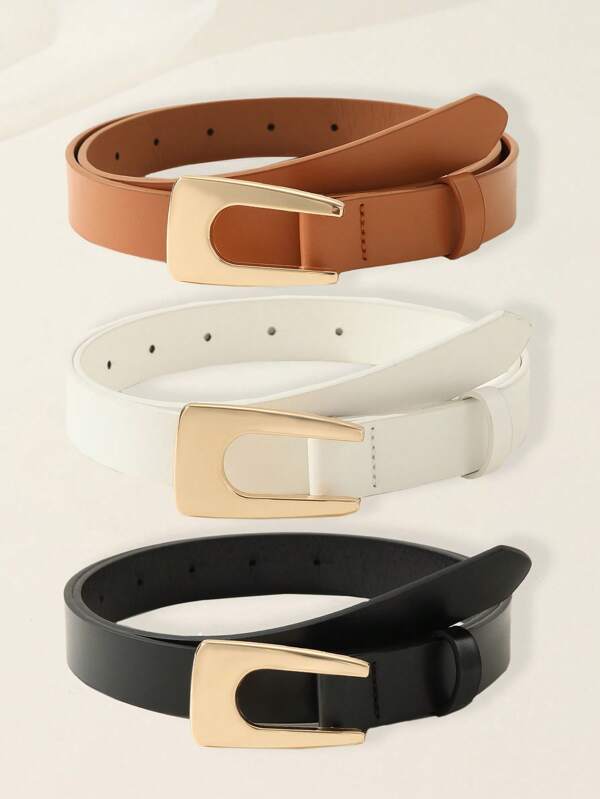 3pcs Fashion Popular, Summer New Arrival, Weblebrity Women's Waist Belts, Suitable As Gifts For Various Festivals, Gatherings, Parties, Casual Occasions Summer, School Fall, Autumn, Halloween