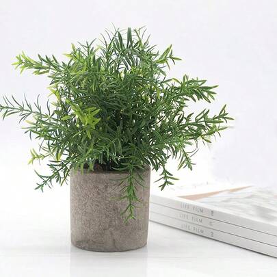 1 cây giả đa năng kèm chậu, trang trí nhà cửa cho nhà bếp, phòng khách, phòng ngủ, trông như thật.