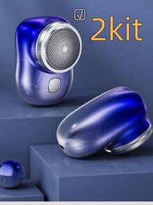 男士剃须及配件和鼻毛修剪器脱毛、面部脱毛、毛发修剪器、毛发修剪器、理发用品、理发、、包、收纳袋、收纳盒、发夹、发饰 - 藍色 - 查看 2