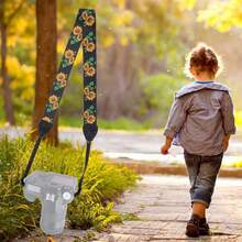 PULUZ Retro Multi-Color Series Shoulder Neck Strap Camera Strap For SLR / DSLR Cameras - Sunflower - View 6