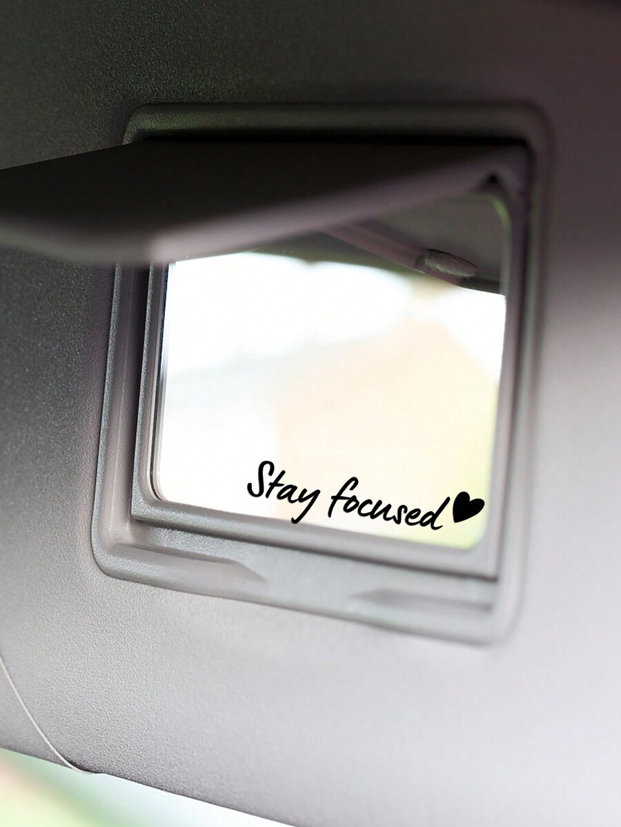 RandySticker Drive Safe Stay Focused Strong English Text Car Stickers