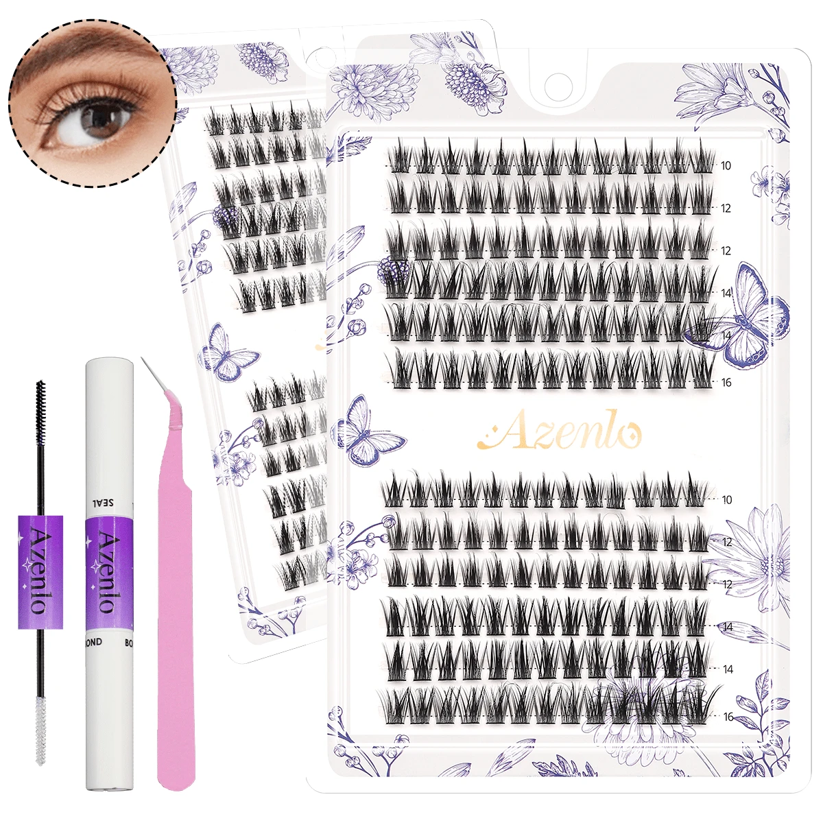 Fil à Cils (Eyelash Yarn) Orange Holographique - 2 Mètres - Pour Montage De Mouches