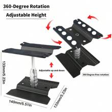 SMARTTREE For 1/8 1/10 RC Car Repair Station Work Stand W/Screw Tray Tool 360° Rotate Lift