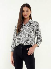 Women Blouses - 黑色 - 查看 1