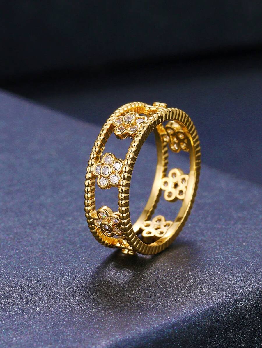 1pc Hollow Out Personality Women's Ring Jewelry