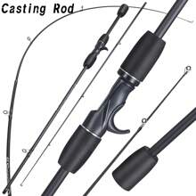 SOUGAYILANG 2-Piece Fishing Rod Spinning & Casting Rod Composite Graphite And Glassfiber Blanks, Fishing Pole For Freshwater