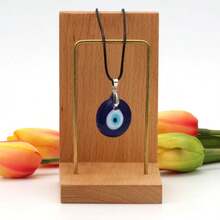 1pc boze oog blauw glas hanger Turkse blauwe oog sieraden sleutelbeen ketting eenvoudige ketting - kwaad oog - Bekijken 1