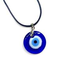 1pc boze oog blauw glas hanger Turkse blauwe oog sieraden sleutelbeen ketting eenvoudige ketting - kwaad oog - Bekijken 7