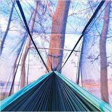 Portable Camping Hammock With Mosquito Net Double Outdoor Travel Tree Swing TENTt - 彩色 - 查看 5