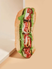 1pc Realistic Food Shaped Pet Squeaky Doll, Plush Squeak Doll For Pets, Halloween Pet Doll - Multicolor - View 14