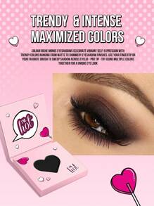 Misslyn This "I'm Hot" Eyeshadow, In Solid Color/Multi-Color, Provides Even Color Payoff, Smooth And Blendable Application, Allowing You To Create Multi-Dimensional Eye Makeup Looks. With Matte, Pearl, And Glitter Finishes, It Offers High Color Intensity And Long-Lasting, Smudge-Proof Wear. Easy To Pair, Compact And Portable Packaging. - #22 Black Jaguar - View 5