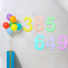 17 Inch/45cm Large Wooden Numbers Letters, Wood Number Letters, Blank Wooden Number Letters, Wooden Sign Board, Wooden Numbers For Crafts, DIY Projects, Birthday, Party, Wedding Decorations Letters - 17 Inches/43cm - View 3