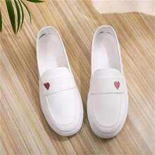 Women's Solid Color Sporty Casual Sneakers, Nurse Shoes Medical Boots, Soft And Comfortable Sole For Long Hours Standing