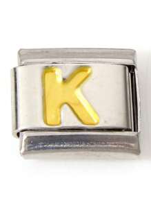 1 件時尚不鏽鋼字母組合男女通用可拆卸 Diy 模組手鍊/手鐲/腕帶 - 銀色 - 查看 17