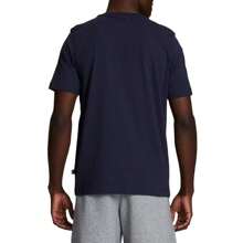 Boyfriend Style Men's Embroidered Logo T-Shirt - Peacoat Navy - View 3