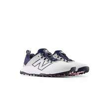 New Balance Women's Fresh Foam Contend V2 Golf Shoes - Navy with White - View 3