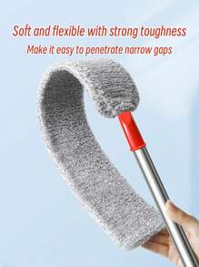 1pc Extendable Cleaning Duster With Long Handle For Cleaning Bed Bottom, Sofa Crevice And Home Use - The New - View 6