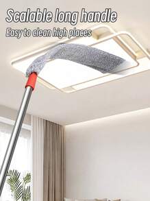 1pc Extendable Cleaning Duster With Long Handle For Cleaning Bed Bottom, Sofa Crevice And Home Use - The New - View 8