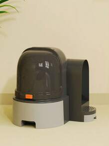 1pc Enclosed Litter Box Cat Tunnel, Spacious Cat Toilet With Drawer, Pet Supplies