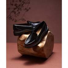 Clarks Westlynn Ayla 女士圆头便士乐福鞋 - 勃根地專利 - 查看 8