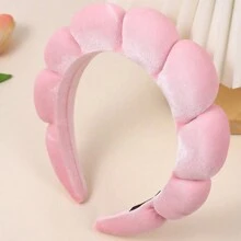 1pc Headband/Wristband Set, High Elasticity & French-Style High Headband, Gentle Cloud & Chic Style Design For Outdoor, Washing Face Or Bathroom Use Home Bathroom Decor Summer Back To School