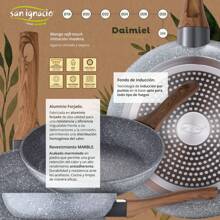San Ignacio Padella in alluminio forgiato da 26 cm, adatta all'induzione, collezione Daimiel - Multicolore - Visualizzare 4