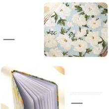 "Ins-Style Flora" Chic Floral Fabric Notebook - A5 Size, Artistic Journal & Diary With Fresh Design"Oriental Silk" Back To School